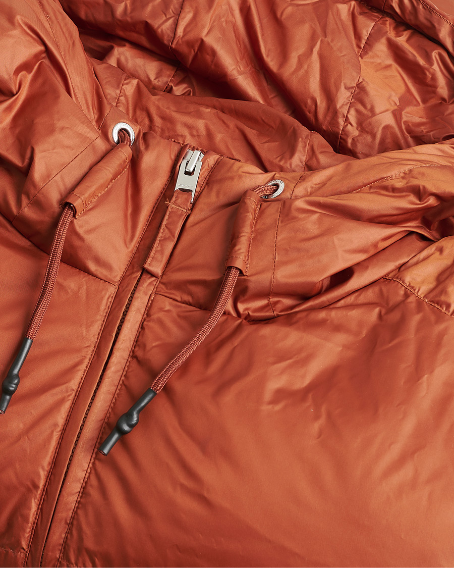 Mies | Pre-owned Takit | Pre-owned | GANT Shiny Puffer Hooded Jacket Rust XL