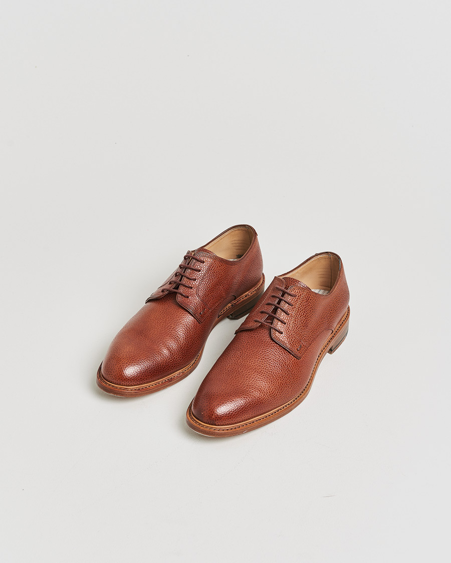 Mies | Pre-owned Pohjattavat kengät | Pre-owned | Paraboot Grained Leather Derby Brown UK7,5 - EU41,5