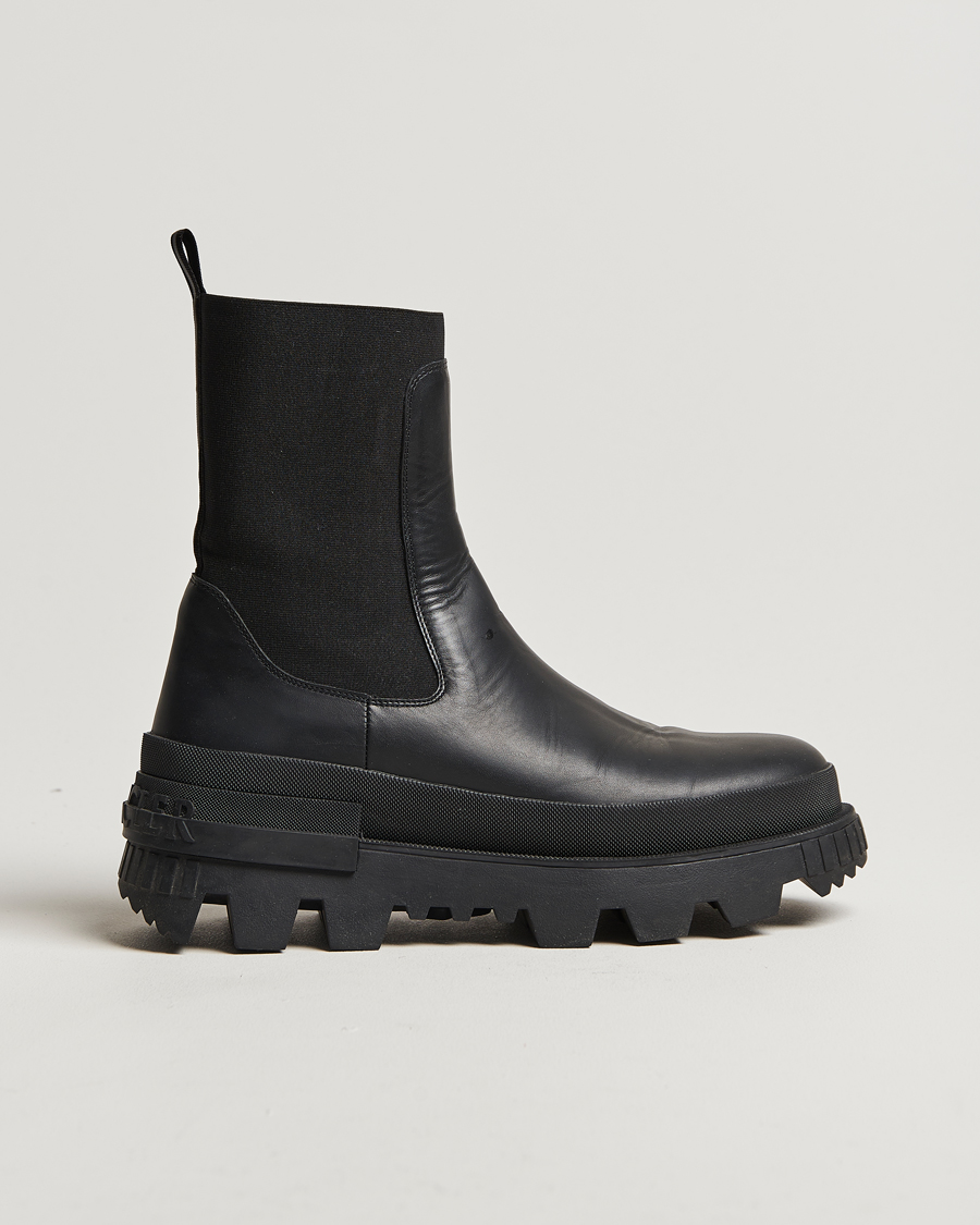 Mies | Moncler Neue Chelsea Boots Black 42 | Pre-owned | Moncler Neue Chelsea Boots Black 42