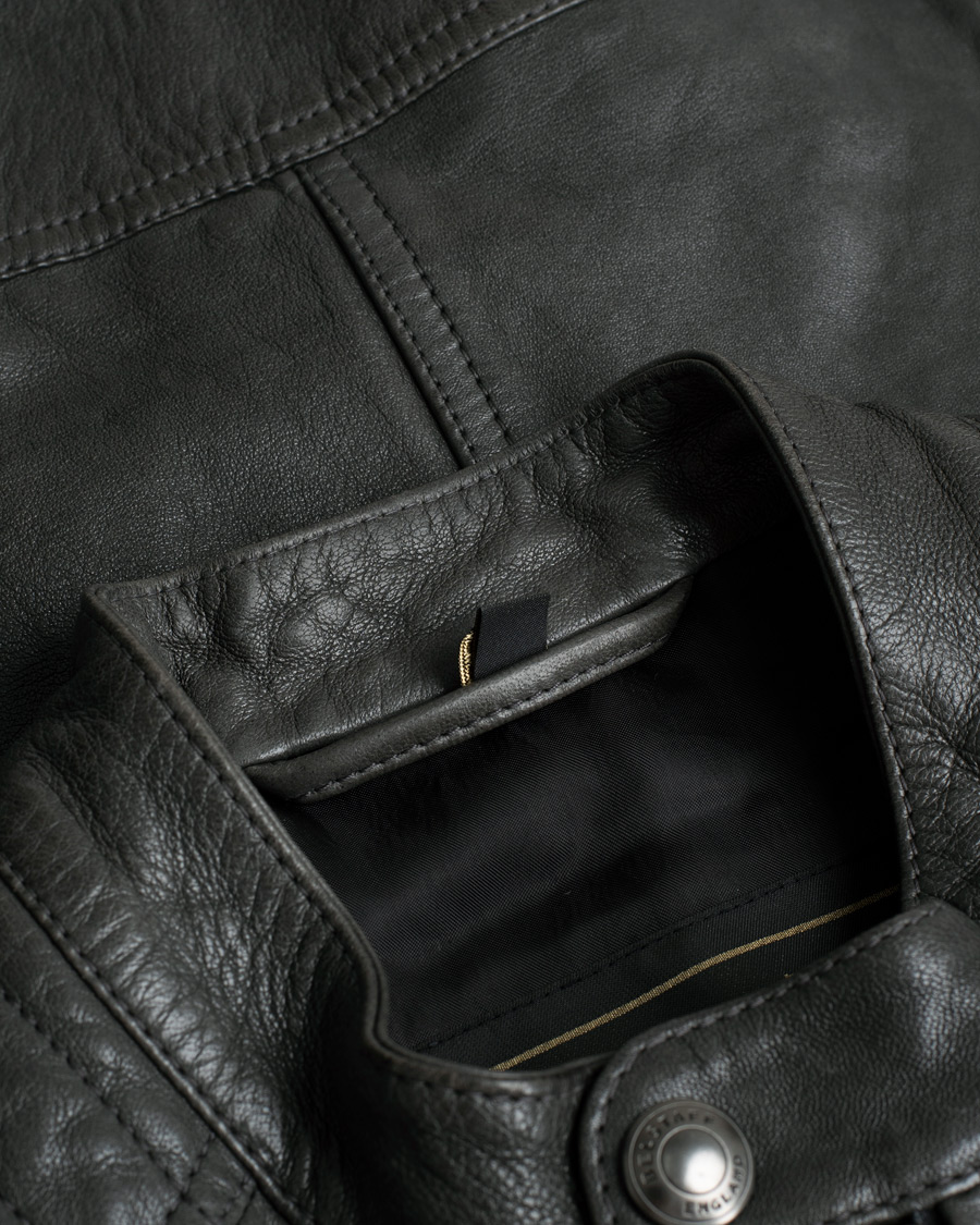 Mies | Takit | Pre-owned | Belstaff V Racer 2.0 Leather Jacket Dark Grey