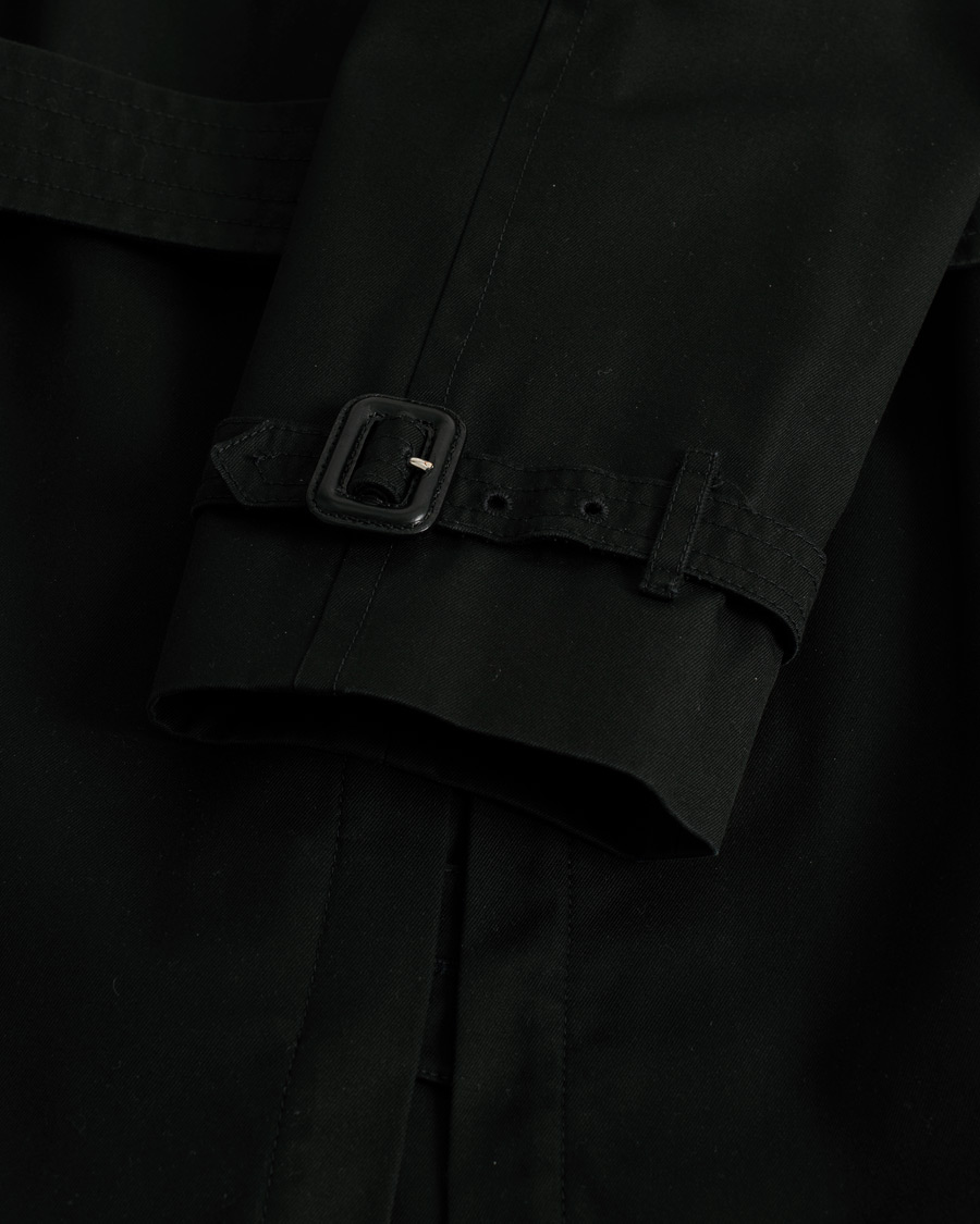 Mies | Burberry Mid-length Kensington Trench Black 50 | Pre-owned | Burberry Mid-length Kensington Trench Black 50