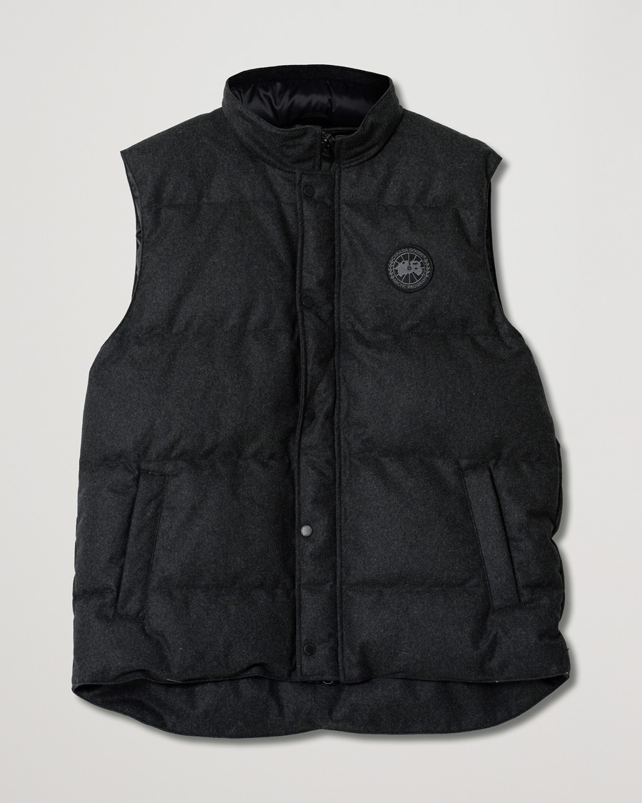 Mies | Takit | Pre-owned | Canada Goose Garson Wool Vest Carbon Melange