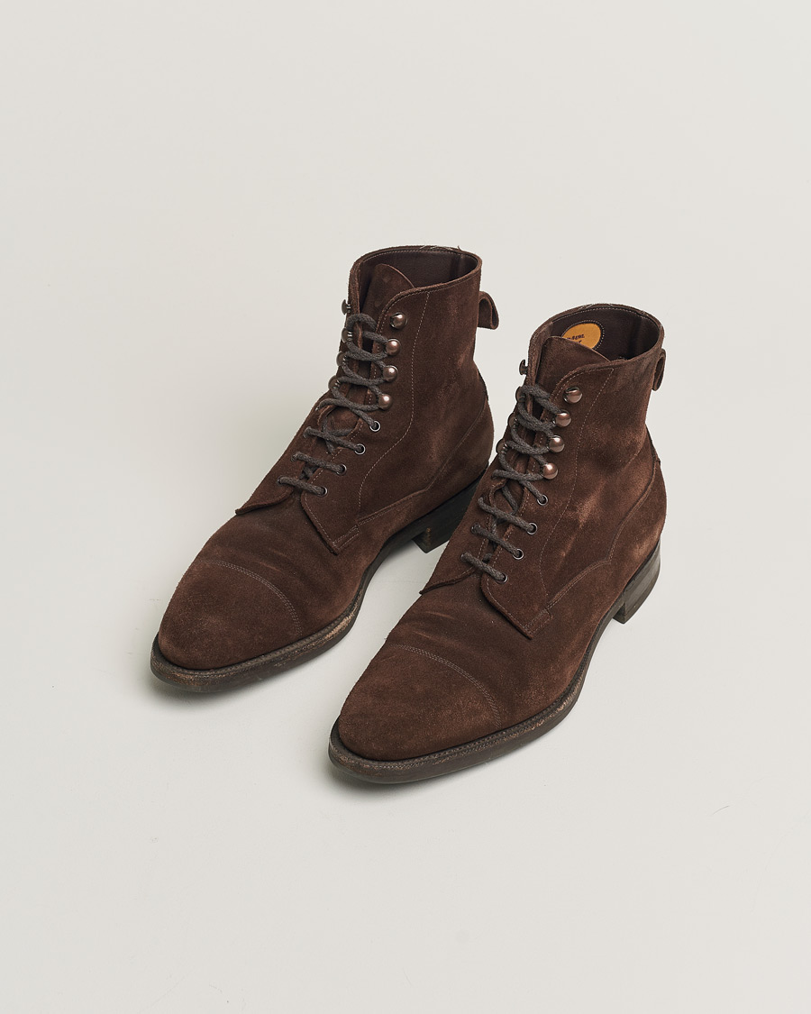 Mies | Nilkkurit | Pre-owned | Edward Green Galway Boot Mink Suede