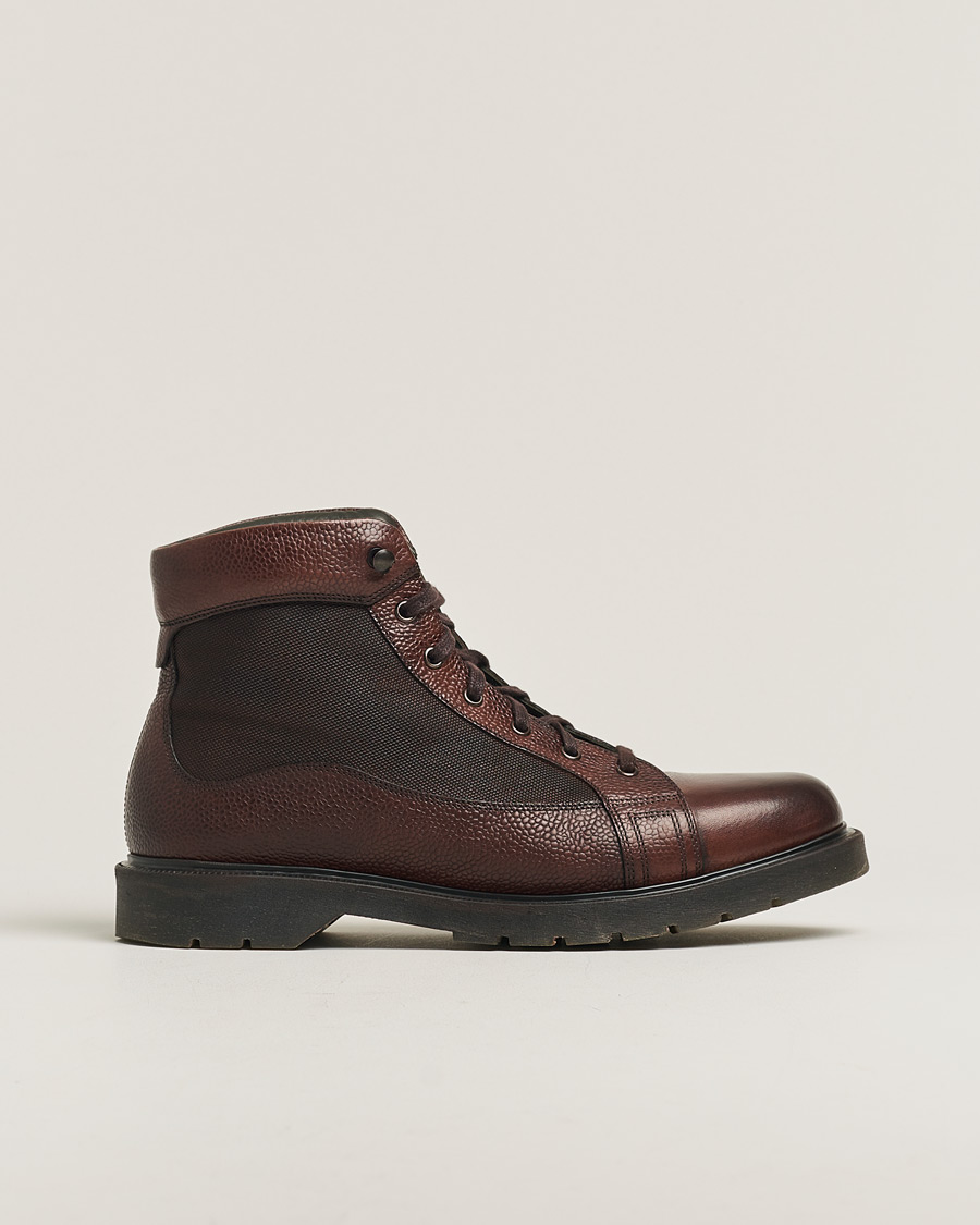 Mies | Design Loake Trimble Heat Sealed Monkey Boot Dark Brown | Pre-owned | Design Loake Trimble Heat Sealed Monkey Boot Dark Brown