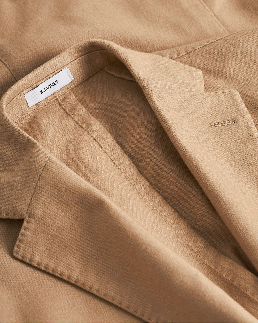 Mies | Pikkutakit | Pre-owned | Boglioli K Jacket Dyed Flannel Blazer Beige