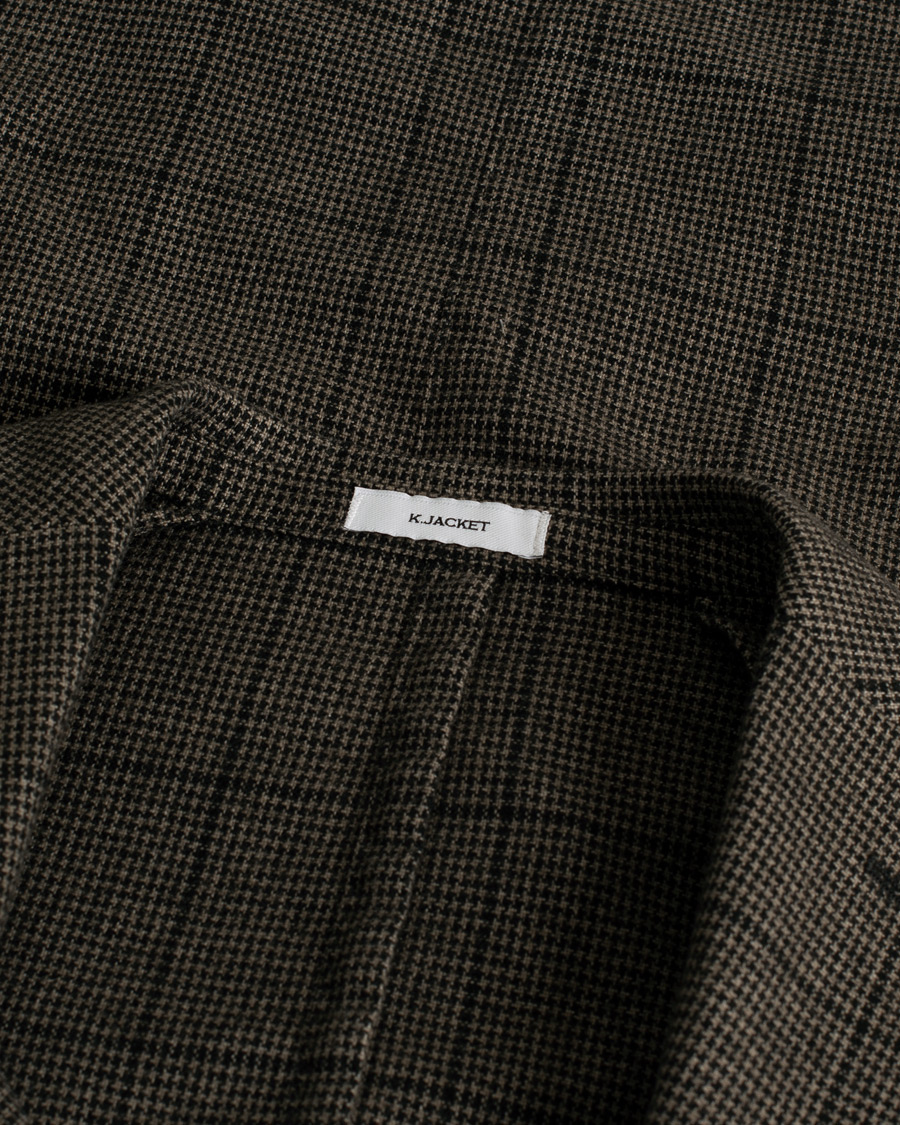 Mies | Pikkutakit | Pre-owned | Boglioli K Jacket Wool Check Blazer Brown
