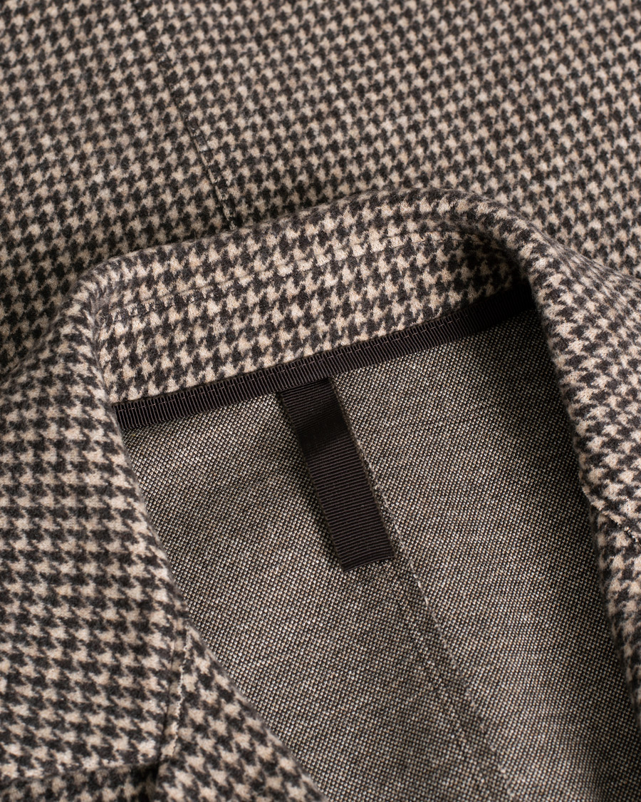 Mies | Pikkutakit | Pre-owned | Harris Wharf London Dropped Shoulder Houndstooth Jacket Beige