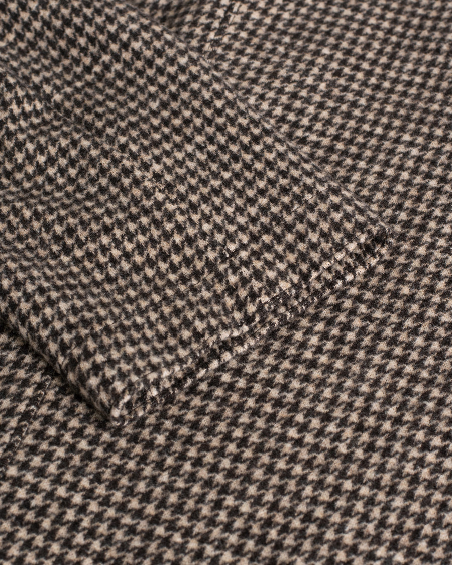 Mies | Pikkutakit | Pre-owned | Harris Wharf London Dropped Shoulder Houndstooth Jacket Beige