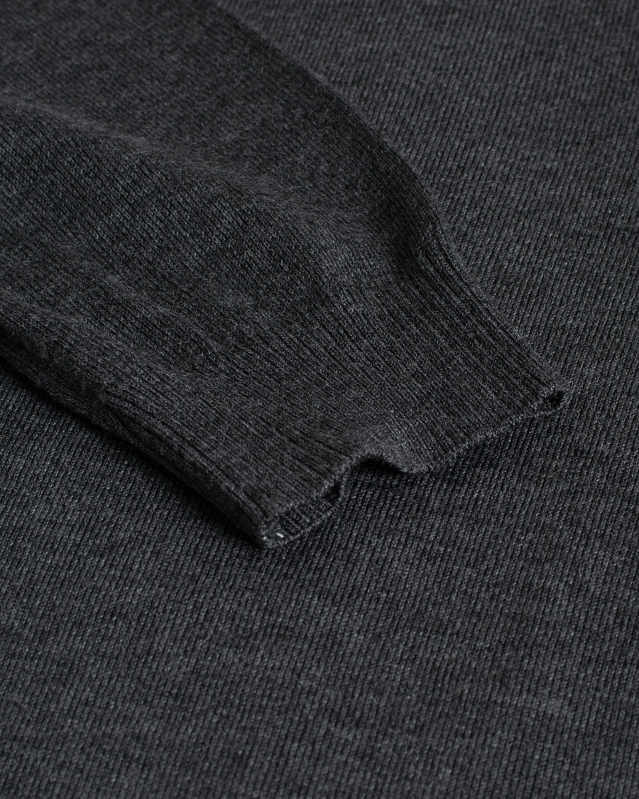Mies | Puserot | Pre-owned | Stenströms Merino Full Zip Charcoal Grey