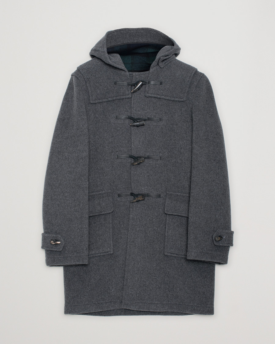 Mies | Takit | Pre-owned | Gloverall Morris Duffle Coat Grey/Blackwatch