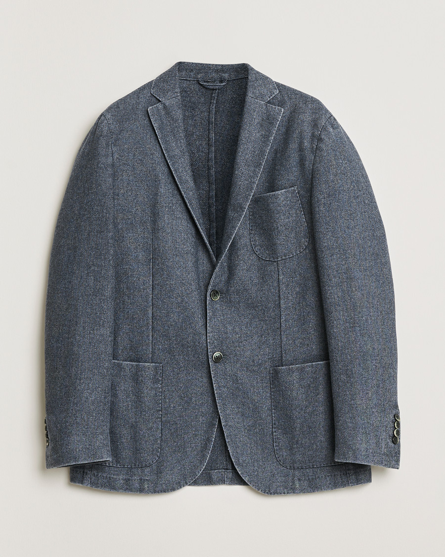 Mies | Pre-owned Pikkutakit | Pre-owned | L.B.M. 1911 Wool Blazer Washed Blue 52