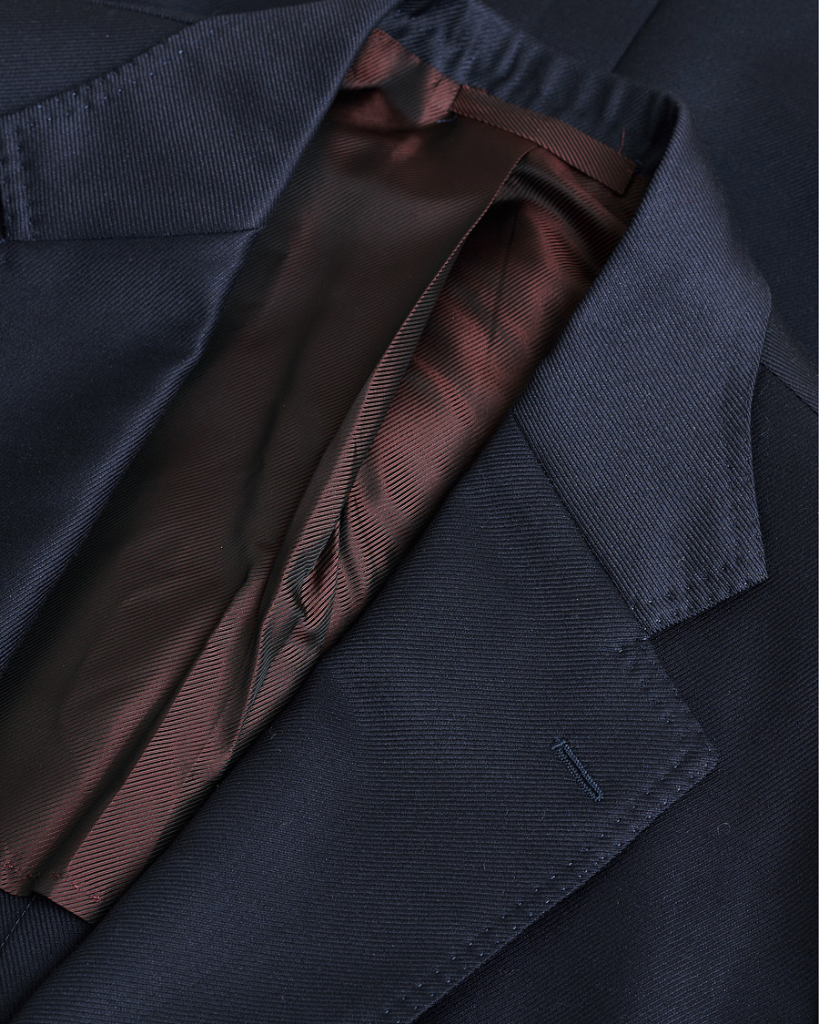 Mies | Pre-owned Pikkutakit | Pre-owned | De Petrillo Mohair Blend Blazer Navy 52