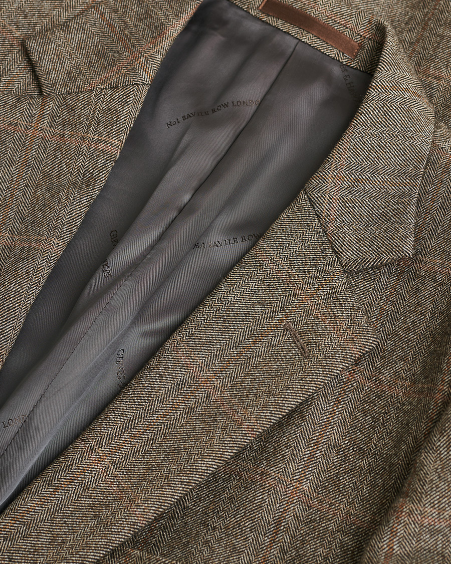 Mies | Pre-owned Pikkutakit | Pre-owned | Gieves & Hawkes Cashmere Blend Blazer Brown 50