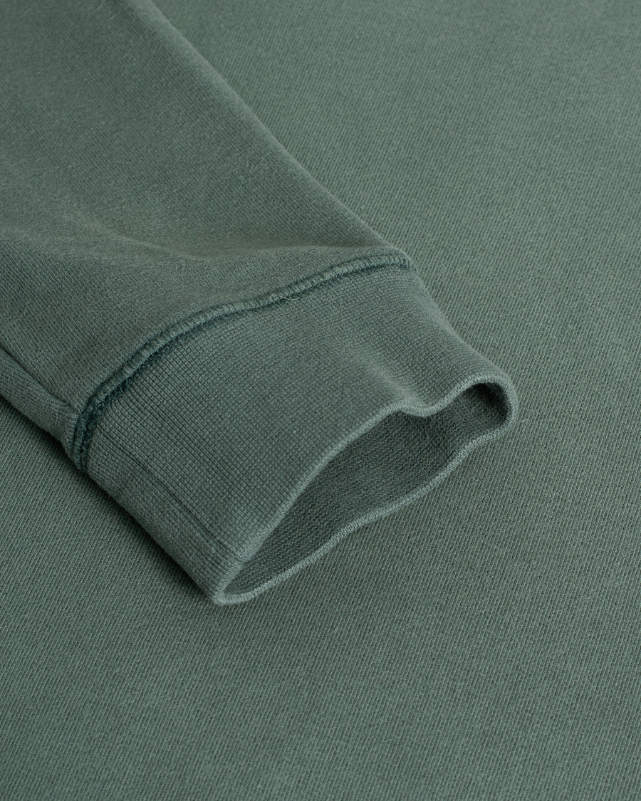 Mies | Puserot | Pre-owned | Sunspel Loopback Half Zip Sweatshirt Racing Green