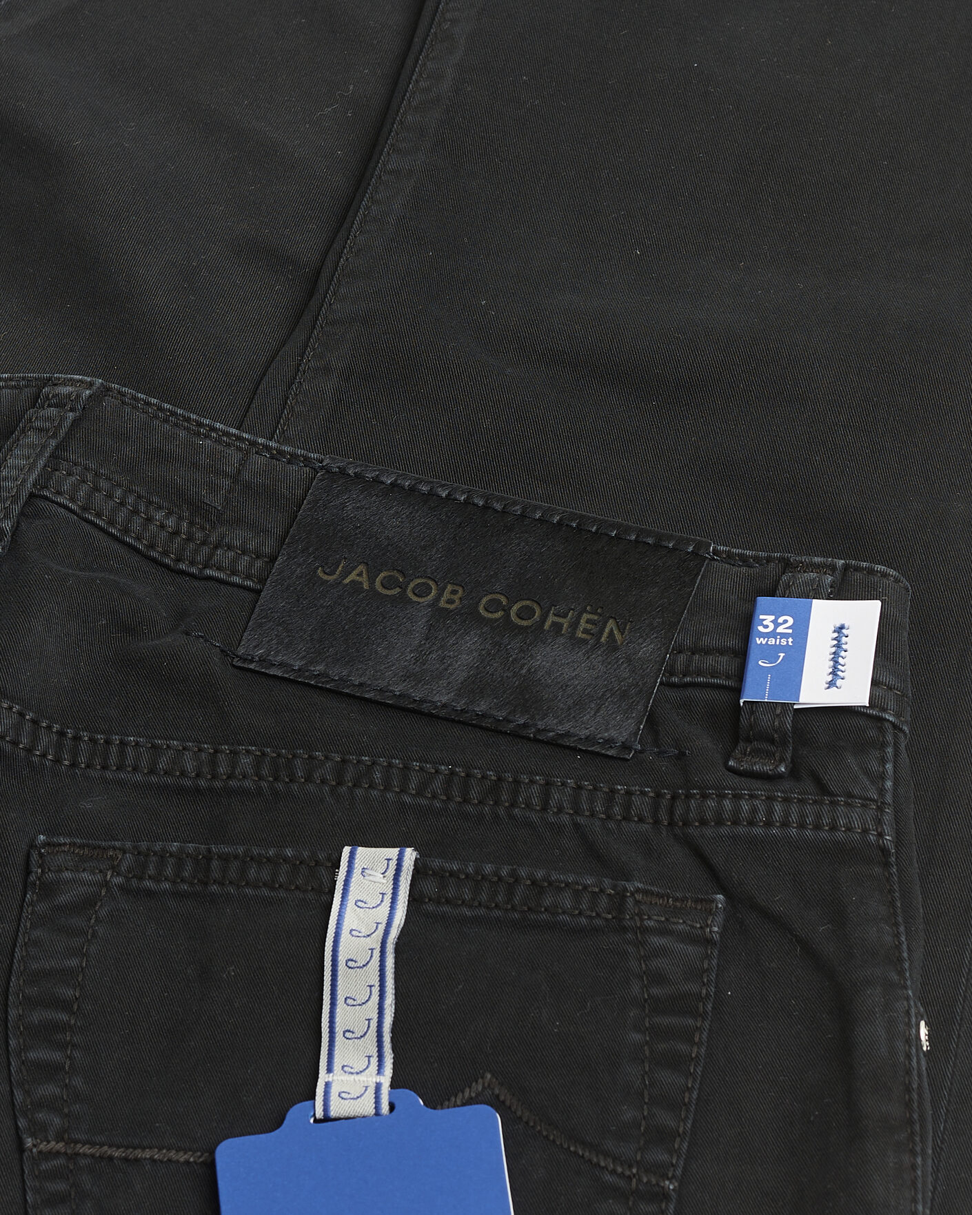 Mies | Pre-owned Farkut | Pre-owned | Jacob Cohën Bard 5-Pocket Cotton Trousers Black W32