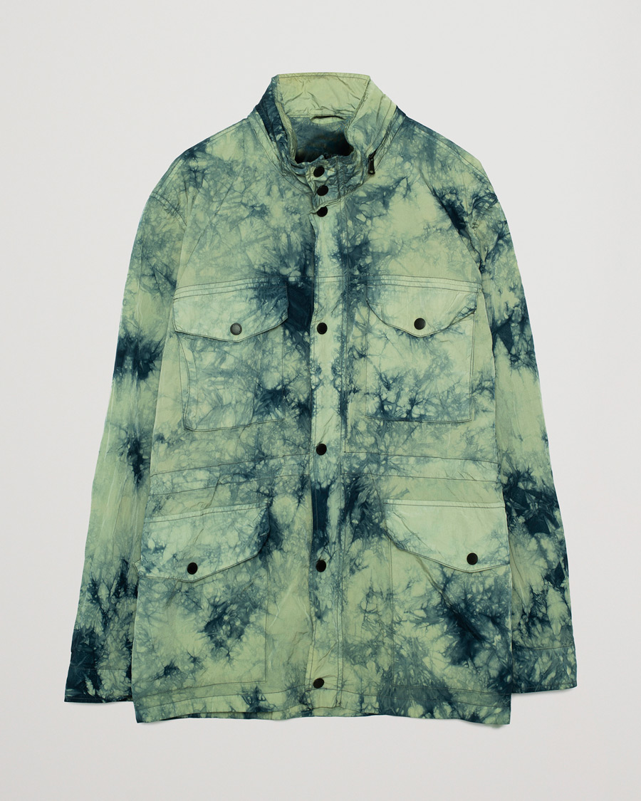 Mies | Pre-owned Takit | Pre-owned | J.Lindeberg Hayes Tie Dye Recycled Nylon Field Jacket Aloe