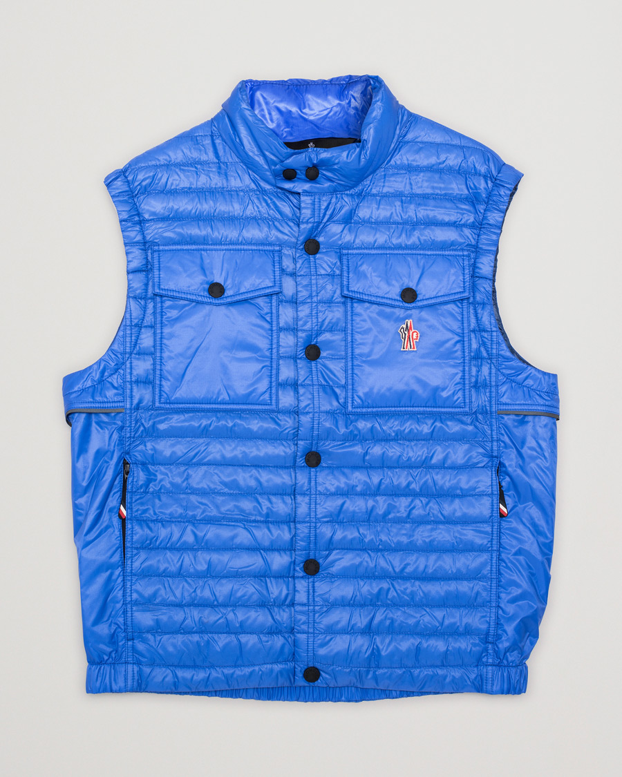 Mies | Takit | Pre-owned | Moncler Grenoble Padded Vest Clear Blue