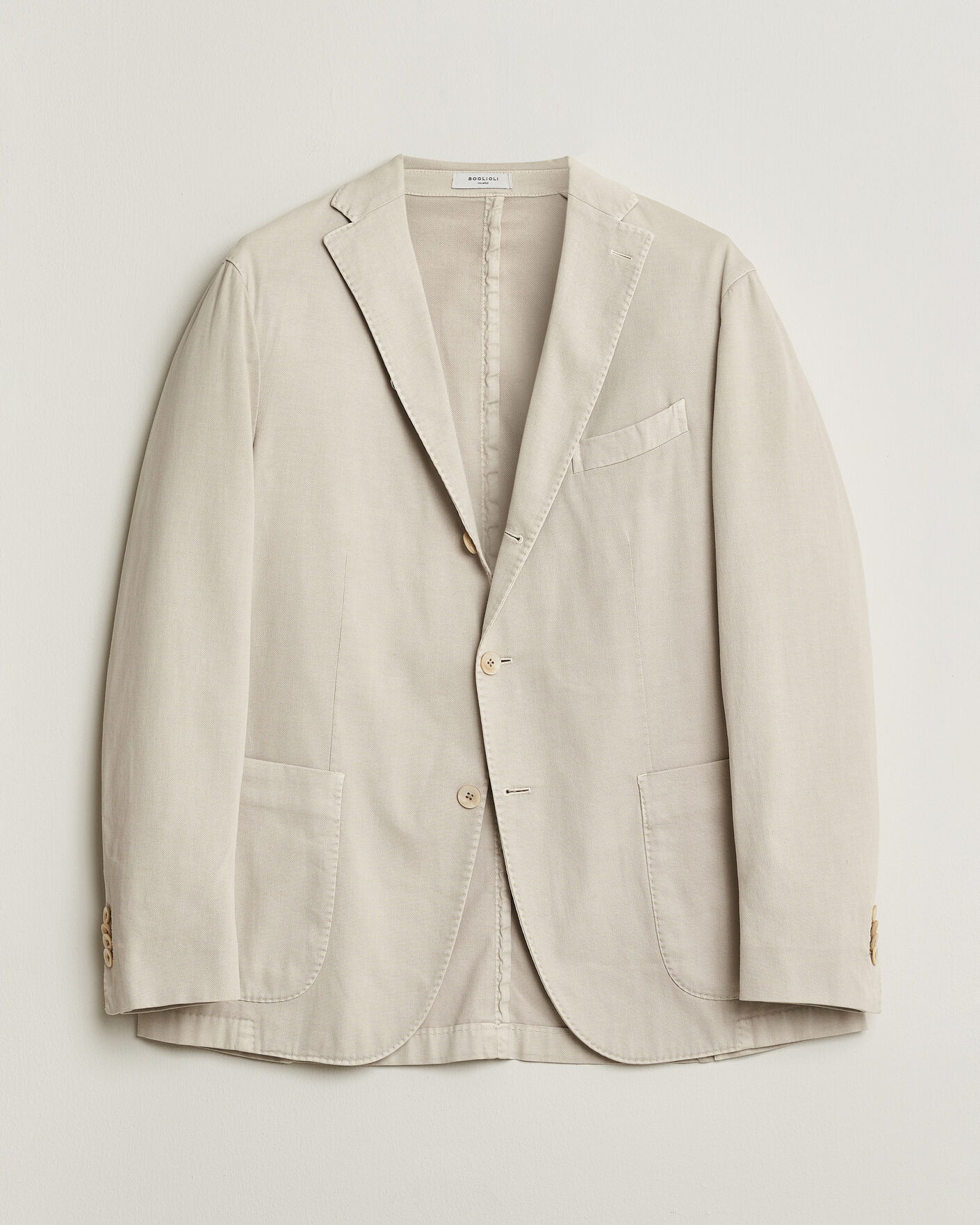 Mies | Pre-owned Pikkutakit | Pre-owned | Boglioli K Jacket Cotton Stretch Blazer Light Beige 52