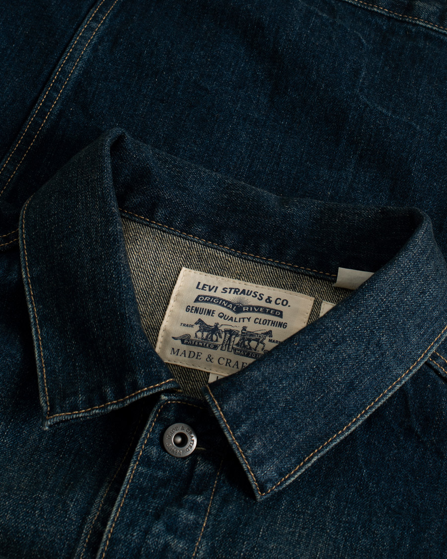 Mies | Takit | Pre-owned | Levi's Oversized Denim Trucker Dark Rush