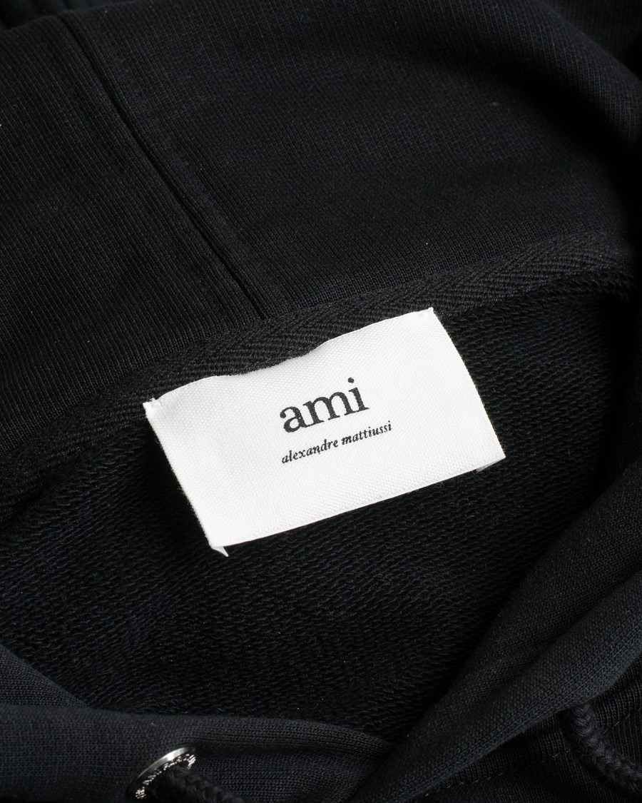 Mies | Puserot | Pre-owned | AMI Heart Logo Hoodie Black