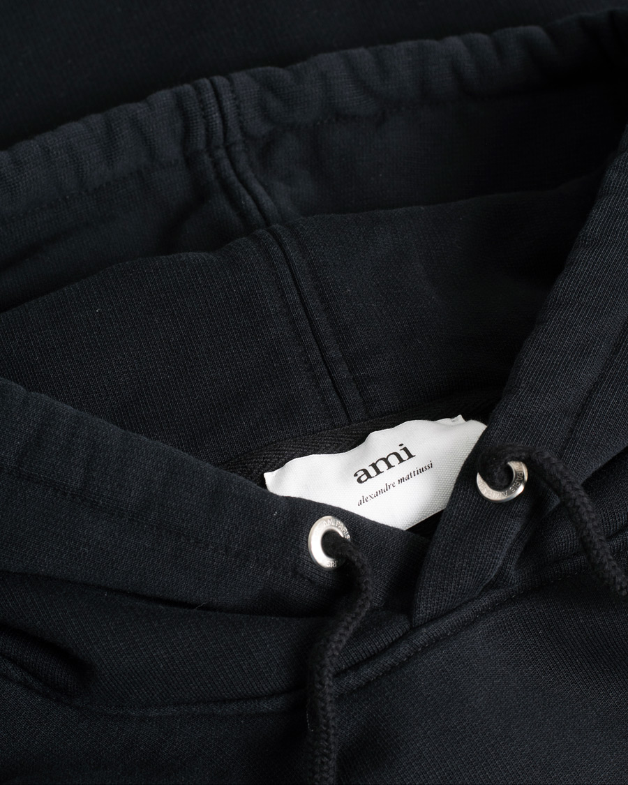 Mies | Puserot | Pre-owned | AMI Heart Logo Hoodie Black