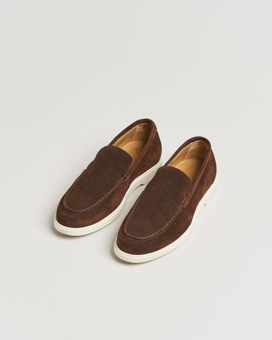Mies | Loake 1880 Tuscany Suede Loafer Chocolate | Pre-owned | Loake 1880 Tuscany Suede Loafer Chocolate