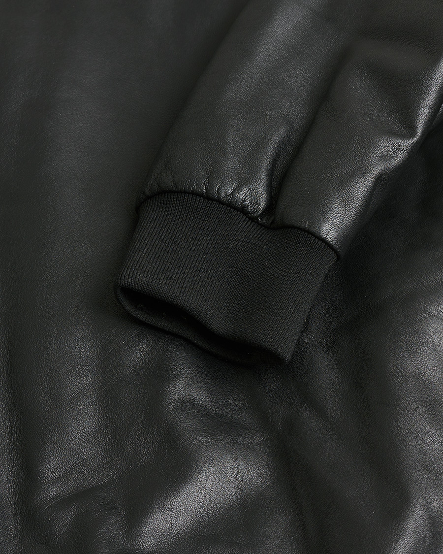 Mies | Pre-owned Takit | Pre-owned | Z Zegna Lambskin Bomber Jacket Black M