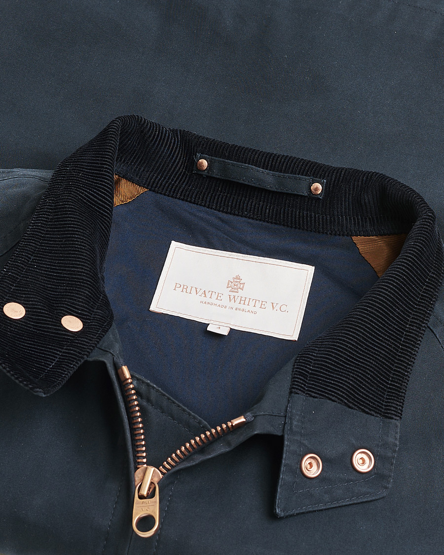 Mies | Pre-owned Takit | Pre-owned | Private White V.C. Ventile Harrington Jacket 3.0 Midnight 4 - M