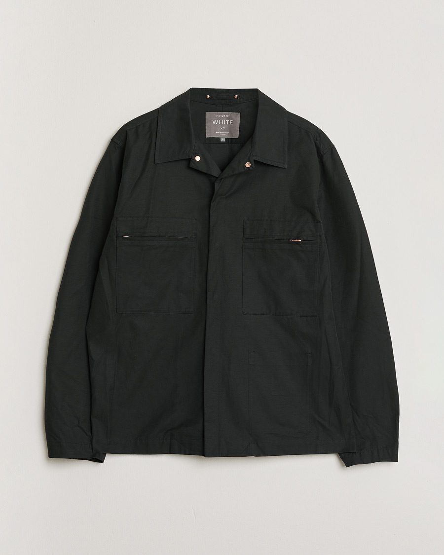 Mies | Pre-owned Kauluspaidat | Pre-owned | Private White V.C. Overshirt Black 5 - L