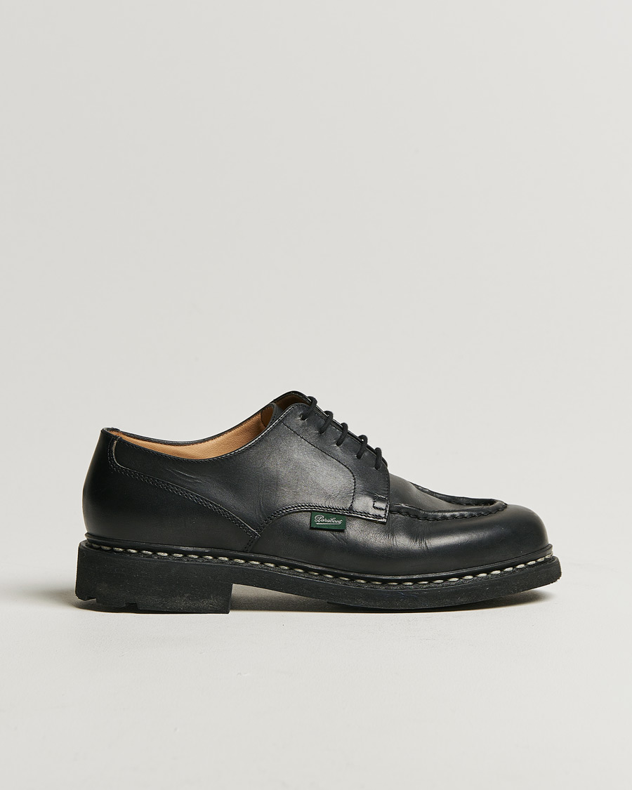 Mies | Paraboot Chambord Derby Black | Pre-owned | Paraboot Chambord Derby Black