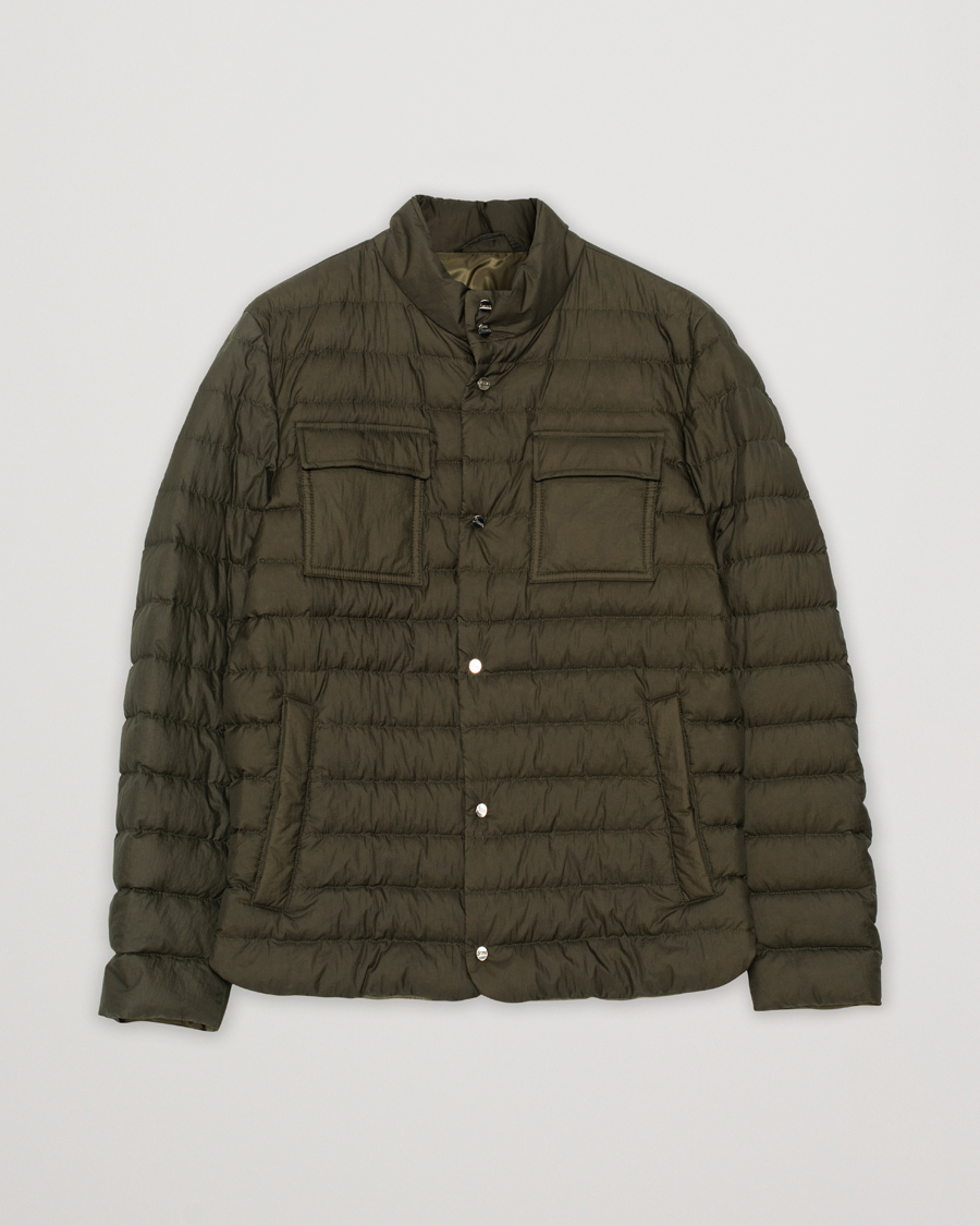Mies | Takit | Pre-owned | Herno Nylon Jacket Dark Olive 48
