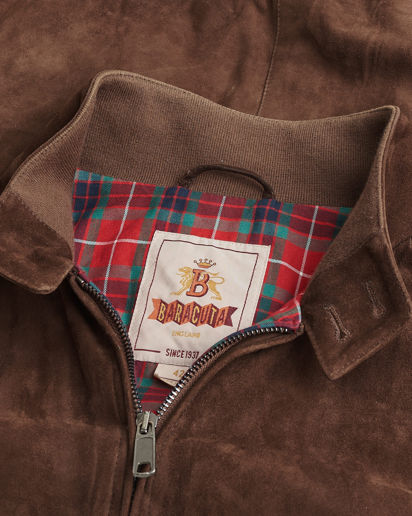 Mies | Pre-owned Takit | Pre-owned | Baracuta G9 Suede Jacket Chocolate UK42 - EU52