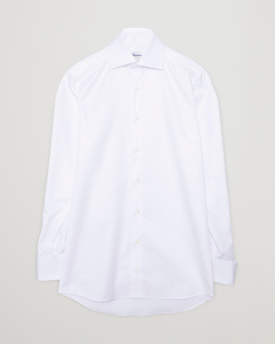 Mies | Kauluspaidat | Pre-owned | Stenströms Superslim Double Cuff Cotton Shirt White 36 - S