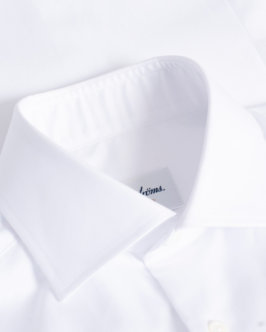 Mies | Kauluspaidat | Pre-owned | Stenströms Superslim Double Cuff Cotton Shirt White 36 - S