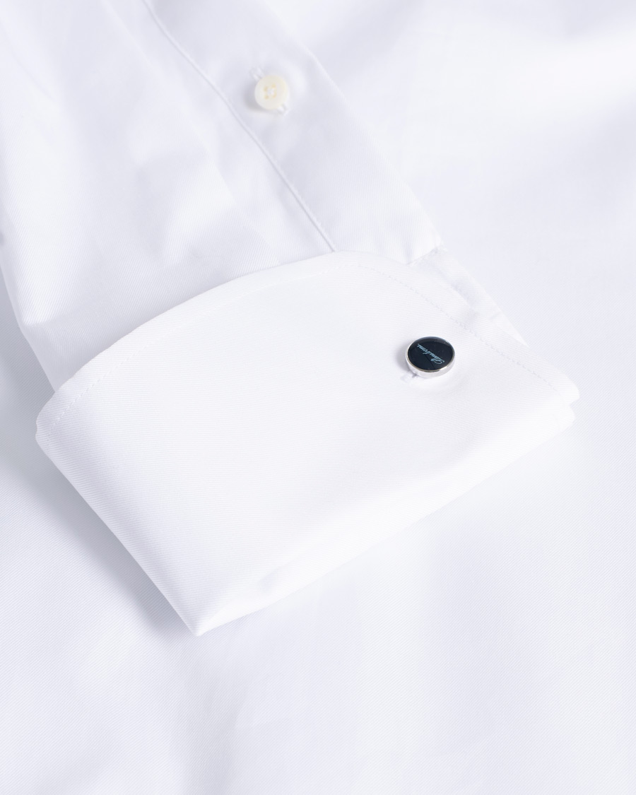 Mies | Kauluspaidat | Pre-owned | Stenströms Superslim Double Cuff Cotton Shirt White 36 - S