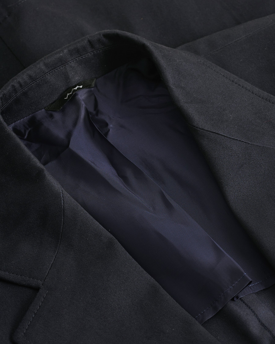 Mies | Pre-owned Pikkutakit | Pre-owned | Berg&Berg Cotton Blazer Navy 48