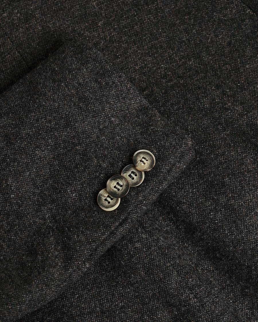 Mies | Pre-owned Pikkutakit | Pre-owned | Tiger of Sweden Wool Flannel Blazer Brown 46