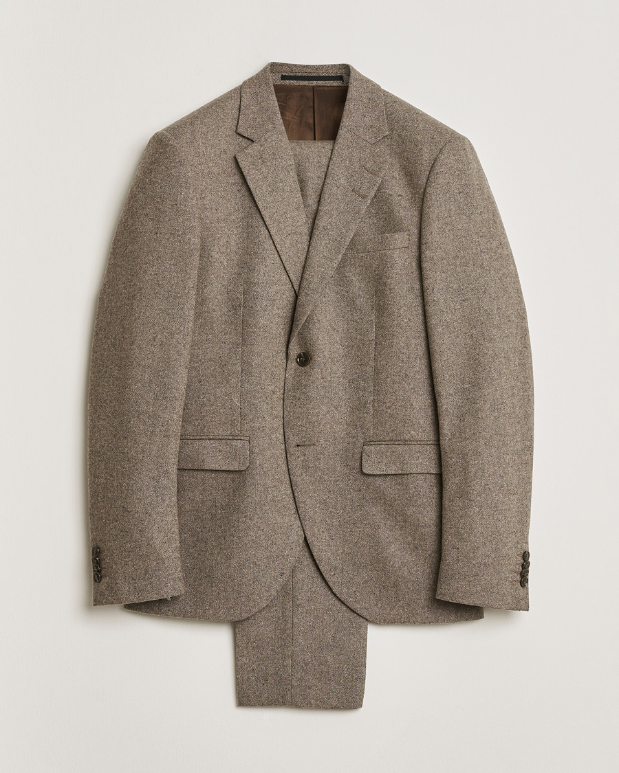 Mies | Pre-owned Puvut | Pre-owned | Tiger of Sweden Brushed Wool Suit Taupe 48/46
