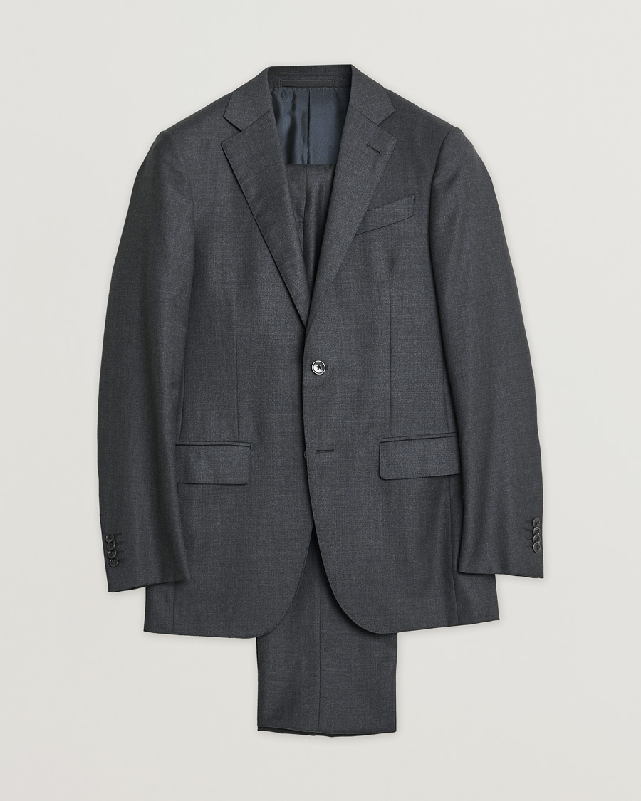 Mies | Pre-owned Puvut | Pre-owned | Ermenegildo Zegna Wool Suit Grey 44