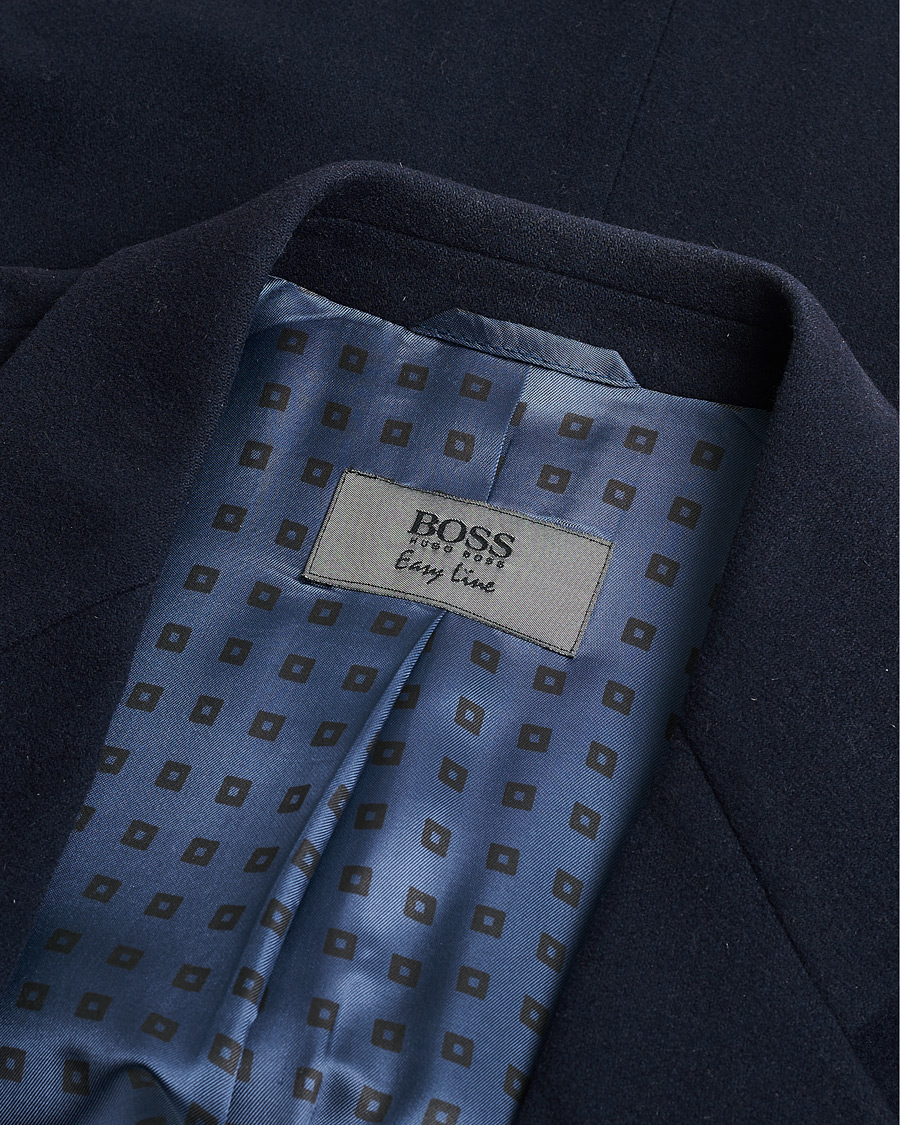 Mies | BOSS Vintage Cashmere Blend Blazer Navy 48 | Pre-owned | BOSS Vintage Cashmere Blend Blazer Navy 48