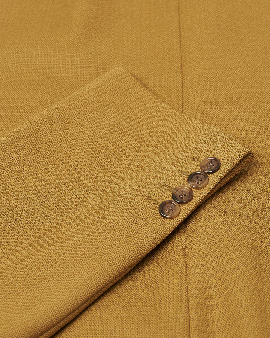 Mies | Pre-owned Pikkutakit | Pre-owned | Oscar Jacobson Vintage Wool Blazer Mustard 50