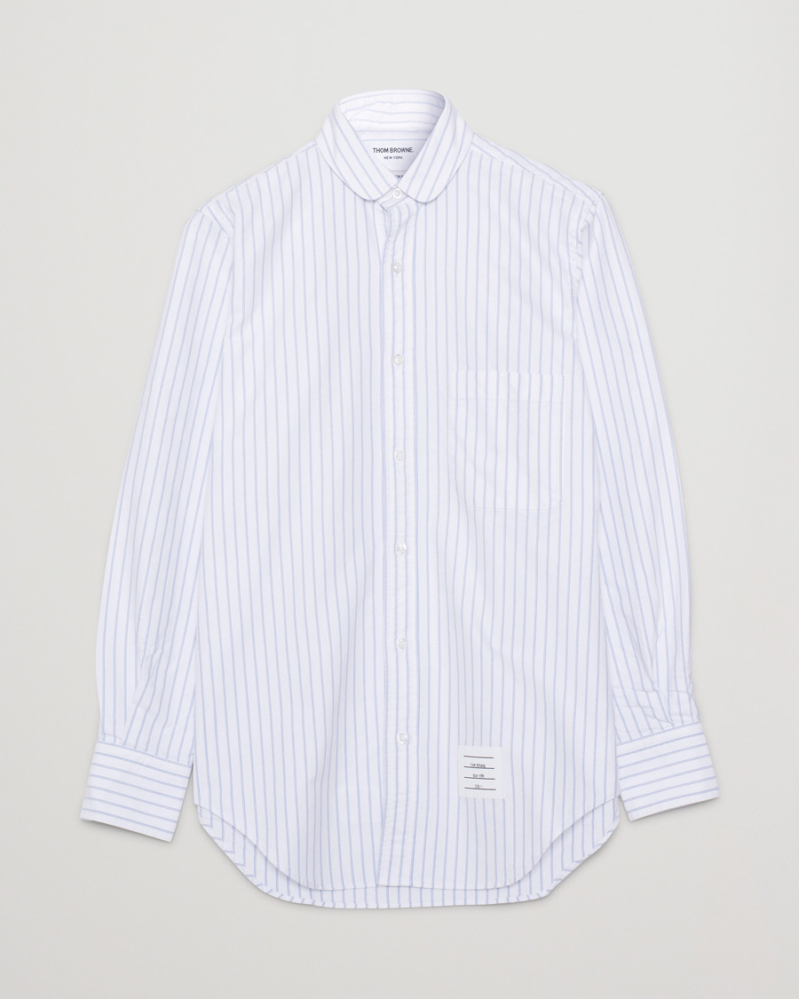 Mies | Kauluspaidat | Pre-owned | Thom Browne Oxford Pinstripe Shirt Light Blue