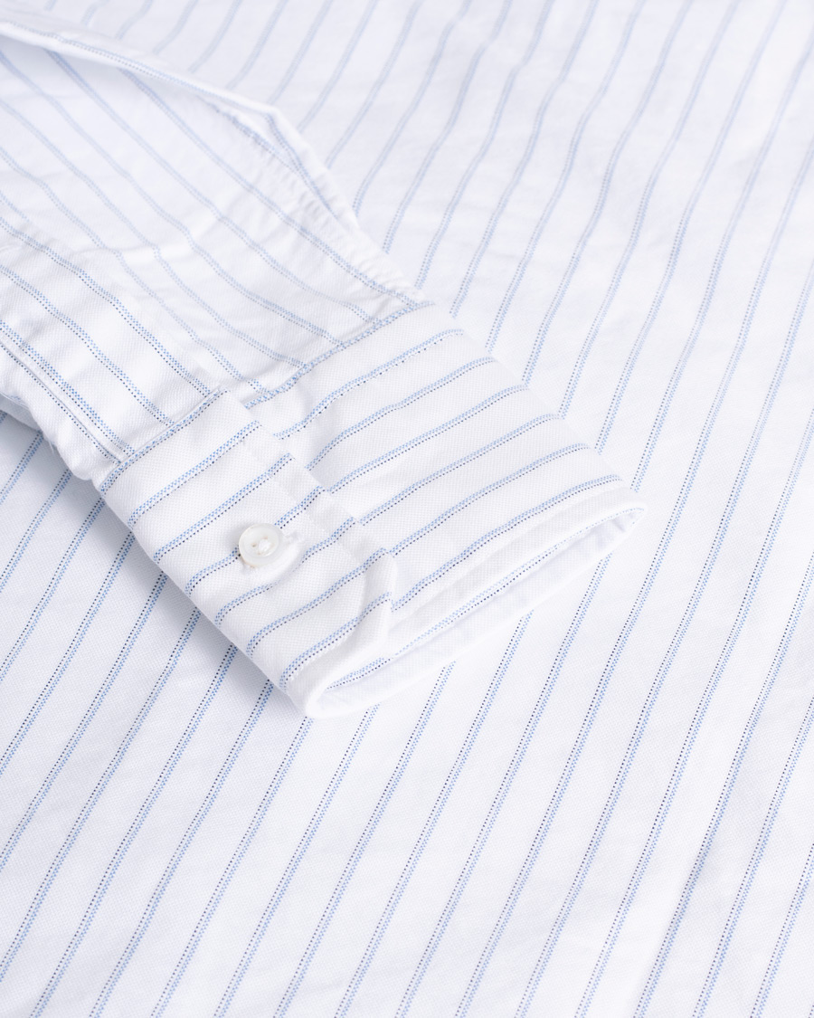 Mies | Kauluspaidat | Pre-owned | Thom Browne Oxford Pinstripe Shirt Light Blue