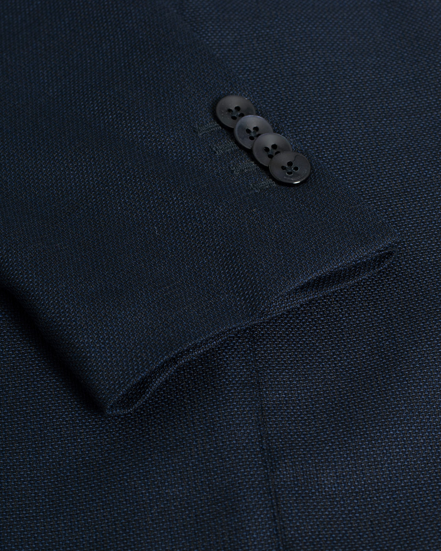Mies | Pikkutakit | Pre-owned | Boglioli K Jacket Wool Hopsack Blazer Navy