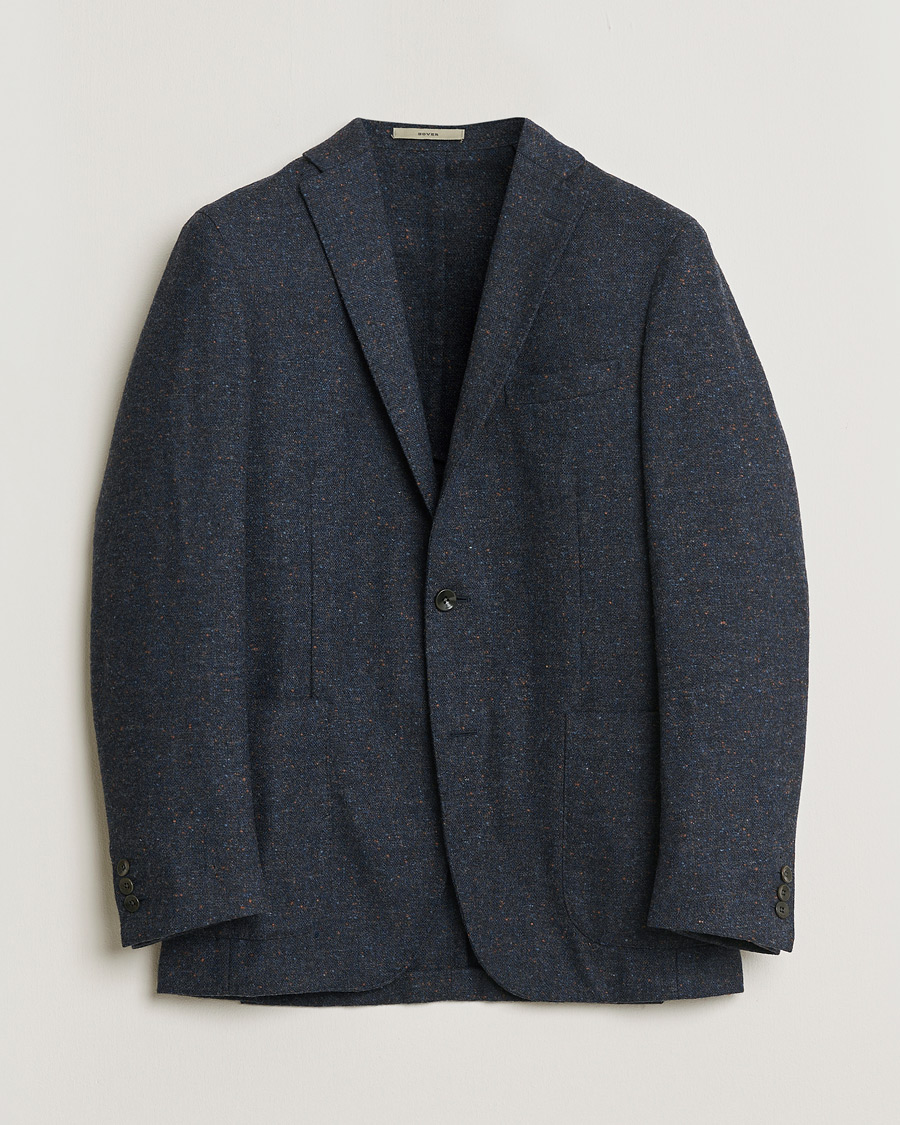 Mies | Pre-owned Pikkutakit | Pre-owned | Boglioli Dover Wool Blazer Navy Melange 48