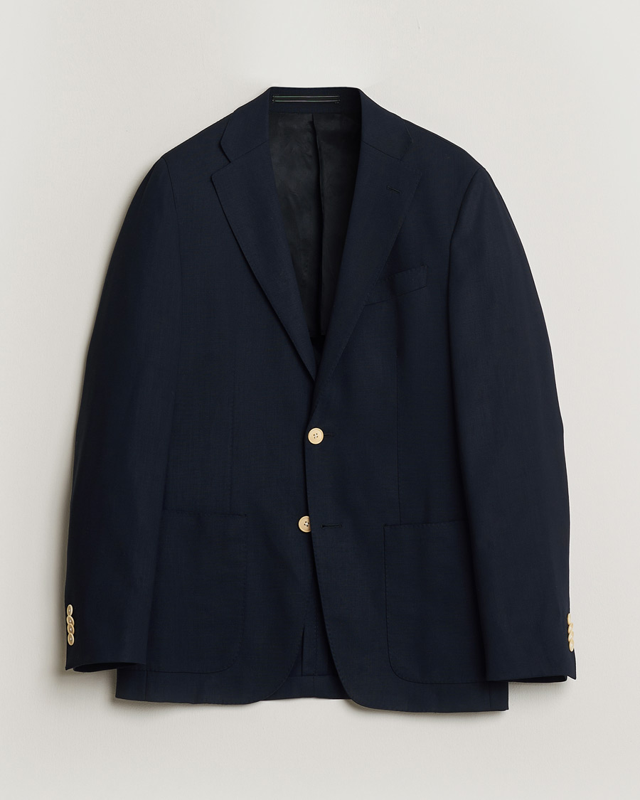 Mies | Pre-owned Pikkutakit | Pre-owned | Corneliani Wool Hopsack Blazer Navy 48