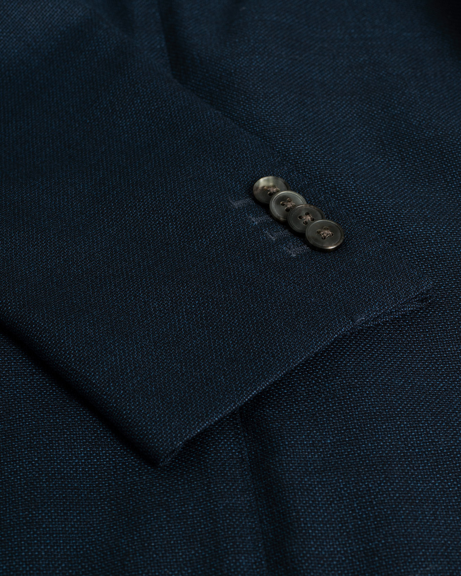 Mies | Pikkutakit | Pre-owned | Boglioli K Jacket Wool Hopsack Blazer Navy