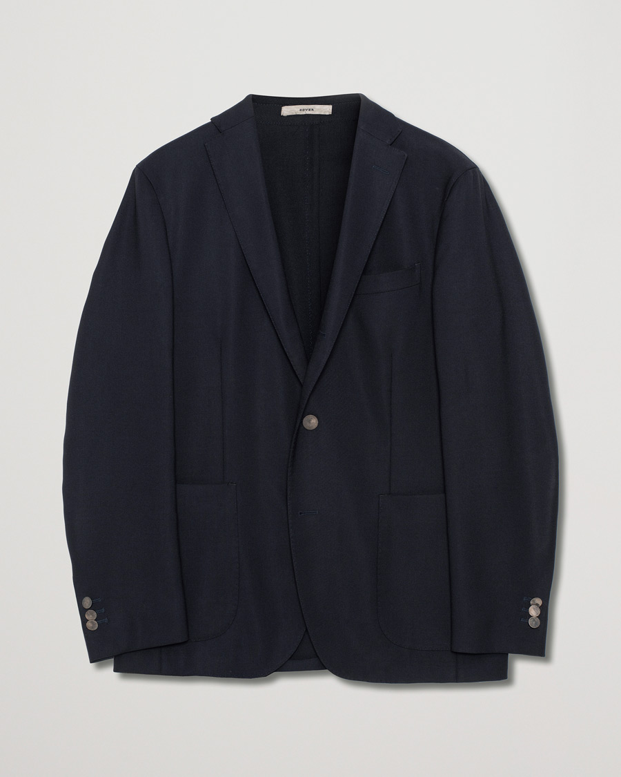 Mies | Pikkutakit | Pre-owned | Boglioli K Jacket Wool Hopsack Blazer Navy