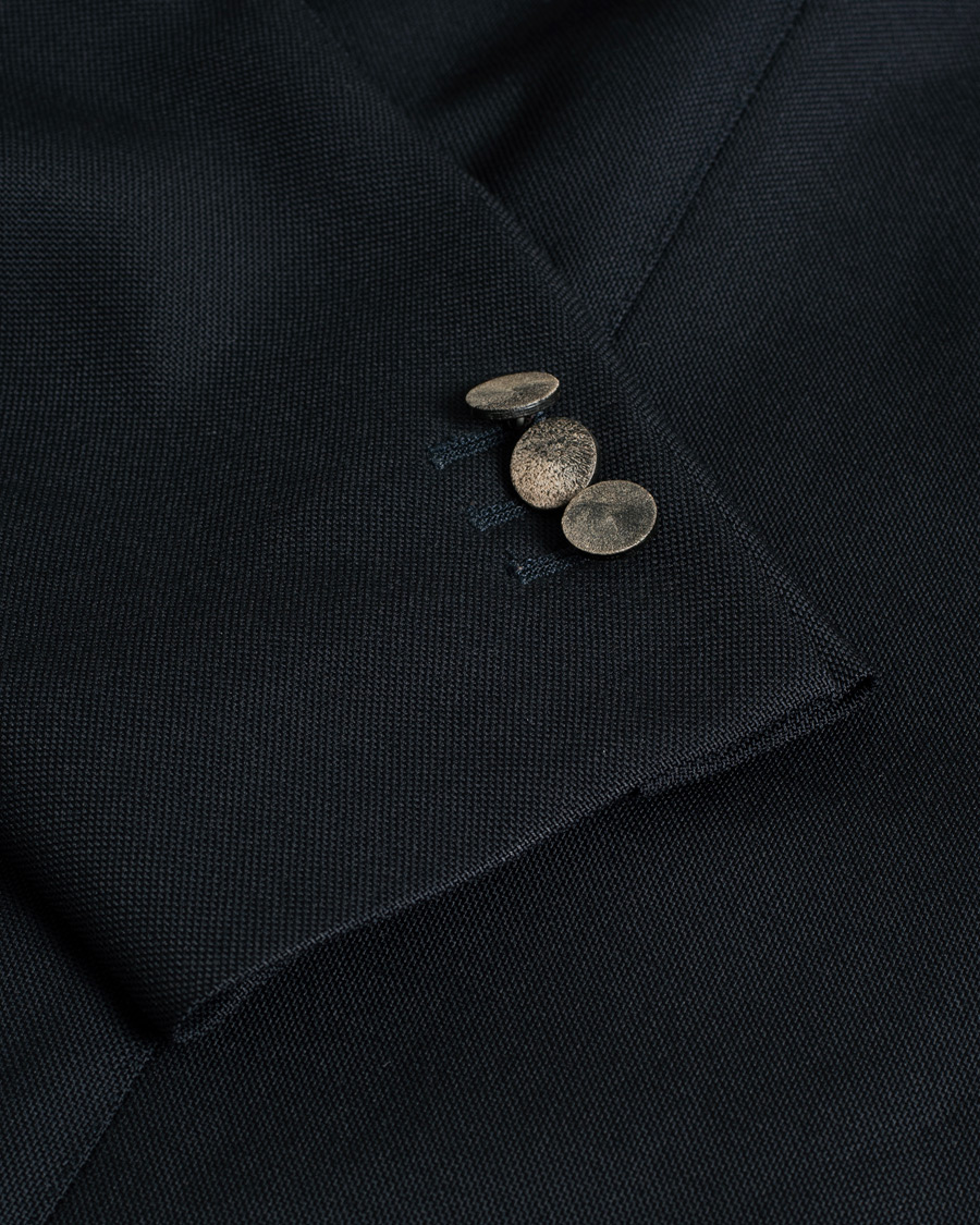 Mies | Pikkutakit | Pre-owned | Boglioli K Jacket Wool Hopsack Blazer Navy