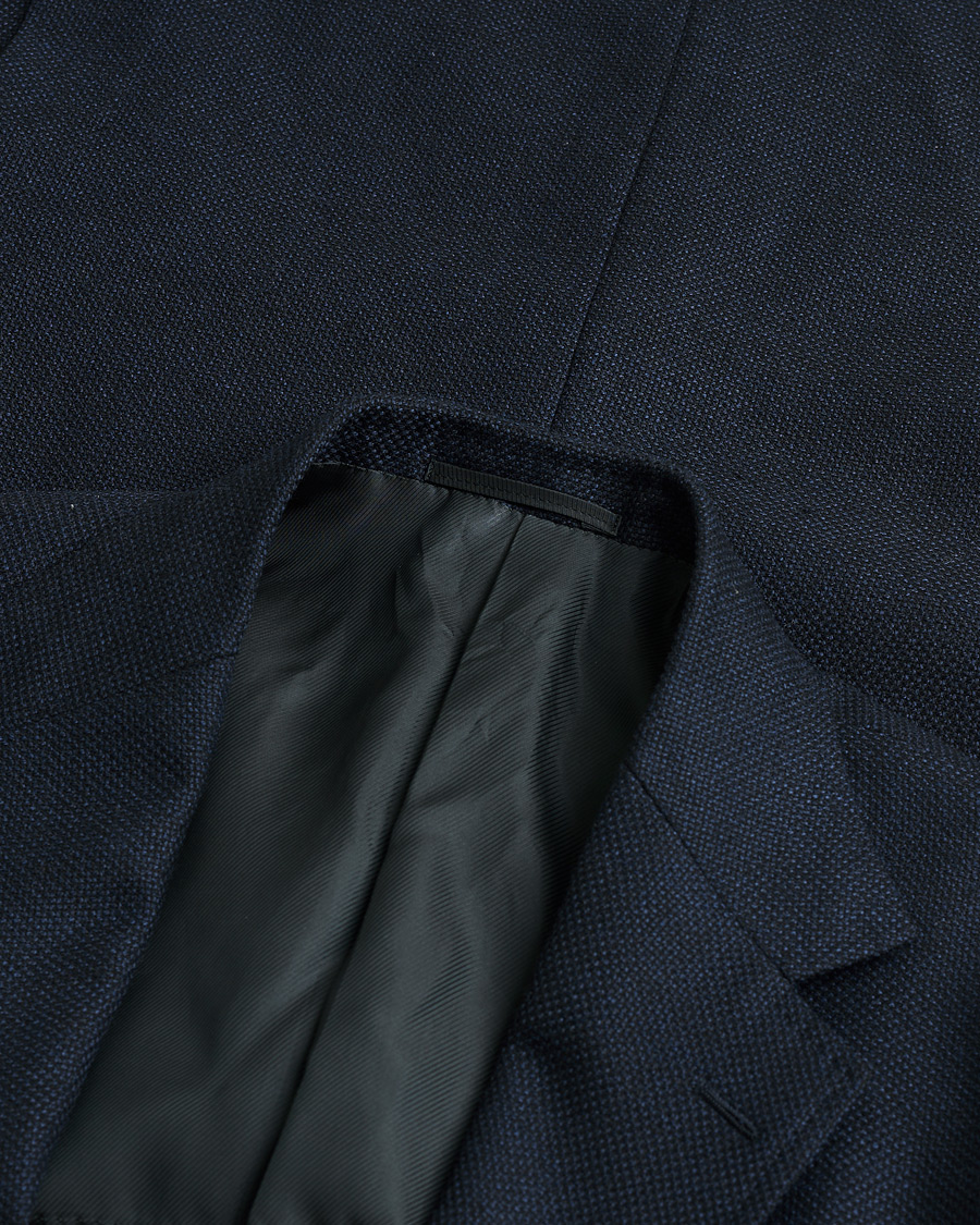 Mies | Ring Jacket Four Season Wool Balloon Blazer Navy 52 | Pre-owned | Ring Jacket Four Season Wool Balloon Blazer Navy 52